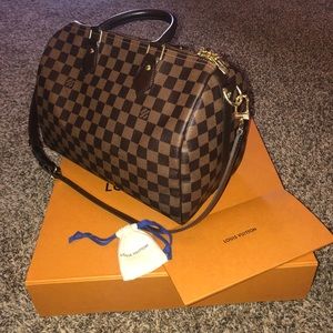 Louis Vuitton Speedy B 30 in Damier Ebene